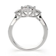 Hana Marquise Cut 3 Stone Engagement Ring Setting - Nivetta